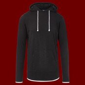Unisex Miles Slub Hooded Long Sleeve T-Shirt