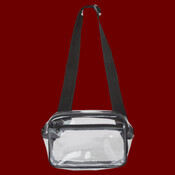 Clear Stadium 2-Pocket Fanny Pack/Crossbody Bag