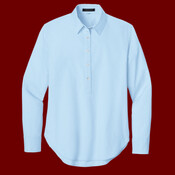 Women's Long Sleeve Modern Oxford Shirt