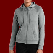 Women's Organic CVC Fleece Full Zip Hoodie