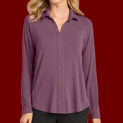 Women's Luxe Knit Button Tunic