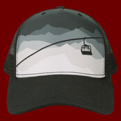 Printed Five-Panel Trucker Cap