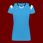 Ladies TruHit Tri-Color Short Sleeve Jersey