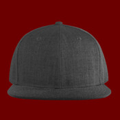 Wool Blend Heather Snapback Cap