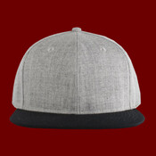 Wool Blend Heather Snapback Cap