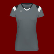 Girls TruHit Tri-Color Short Sleeve Jersey