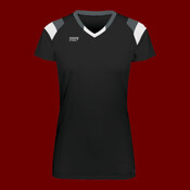 Girls TruHit Tri-Color Short Sleeve Jersey