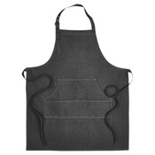 Jeans Stitch Denim Bib Apron