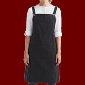 Cross Back Barista Bib Apron