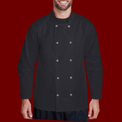 Unisex Ten Studded Front Chef Coat