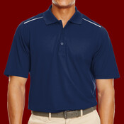 Men's Radiant Performance Piqué Polo with Reflective Piping