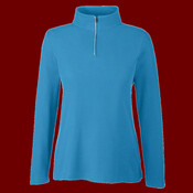 Women's Fusion ChromaSoft™ Pique Quarter-Zip Pullover