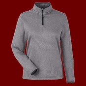 Women's Venture Heathered Stripe Quarter-Zip Pullover