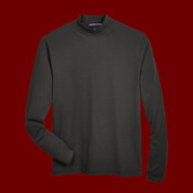 Unisex Sueded Jersey Mock Neck T-Shirt