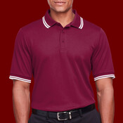 Men's CrownLux Performance® Plaited Tipped Polo