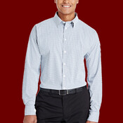 Men's CrownLux Performance® Micro Windowpane Woven Dress Shirt