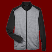 Men's Newbury Colorblock Mélange Fleece Full-Zip jacket