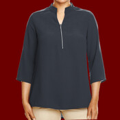 Women's Perfect Fit™  Three-Quarter Sleeve Crepe Tunic
