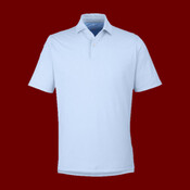 Men's USA Made Mini Stripe Tech Polo