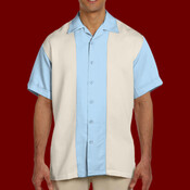 Men's Two-Tone Camp Shirt