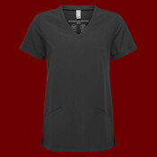 Women's Invincible V-Neck Stretch Scrub Top