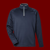 Men's Waffle Fleece Quarter-Zip Pullover