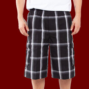 Unisex Plaid Shorts