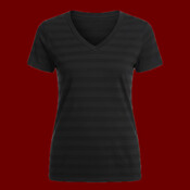 Women's Invisible Stripe V-Neck T-Shirt