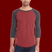 Unisex Triblend Three-Quarter Sleeve Raglan T-Shirt