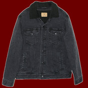 Unisex Sherpa-Lined Denim Jacket