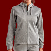 Women's Spun Dyed Full-Zip Hooded Sweatshirt