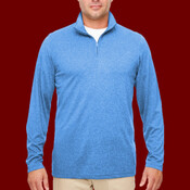 Men's Cool & Dry Heathered Performance Quarter-Zip Pullover