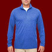 Men's Cool & Dry Heathered Performance Quarter-Zip Pullover