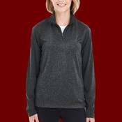 Women's Cool & Dry Heathered Performance Quarter-Zip Pullover