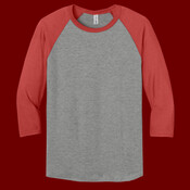 Unisex Premium Blend Combed Ring Spun 3/4 Sleeve Raglan