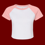 Women's Micro Rib Raglan Baby Tee