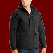 Men's Highland Quilt-Lined Micro-Duck Hooded Jacket
