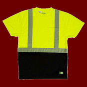 Men's Hi-Vis Class 2 Color Blocked Pocket T-Shirt