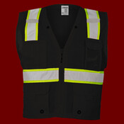 Unisex EV Series® Enhanced Visibility Multi-Pocket Mesh Vest