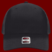 OTTO CAP® Seamless 6 Panel Mid Profile Mesh Back Trucker Hat