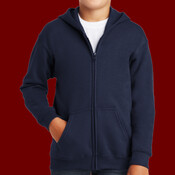 Youth Heavy Blend Full Zip Hooded Sweatshirt