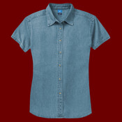 Women's Short Sleeve Value Denim Shirt