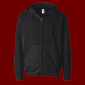 Unisex Midweight Full-Zip Hooded Sweatshirt