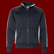 Men's Vintage Polyester Fleece Track Jacket