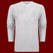 Unisex Long Sleeve V-Neck Tee