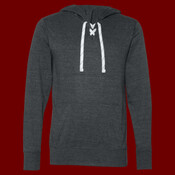 Unisex Jersey Sport Lace Hooded Pullover