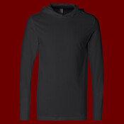 Unisex Jersey Hooded Long Sleeve Tee