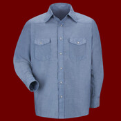 Men's Deluxe Western Style Long Sleeve Shirt