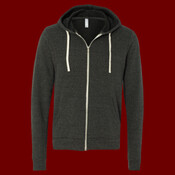 Unisex Triblend Sponge Fleece Full-Zip Hoodie Sweatshirt