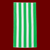 Cabana Stripe Velour Beach Towel